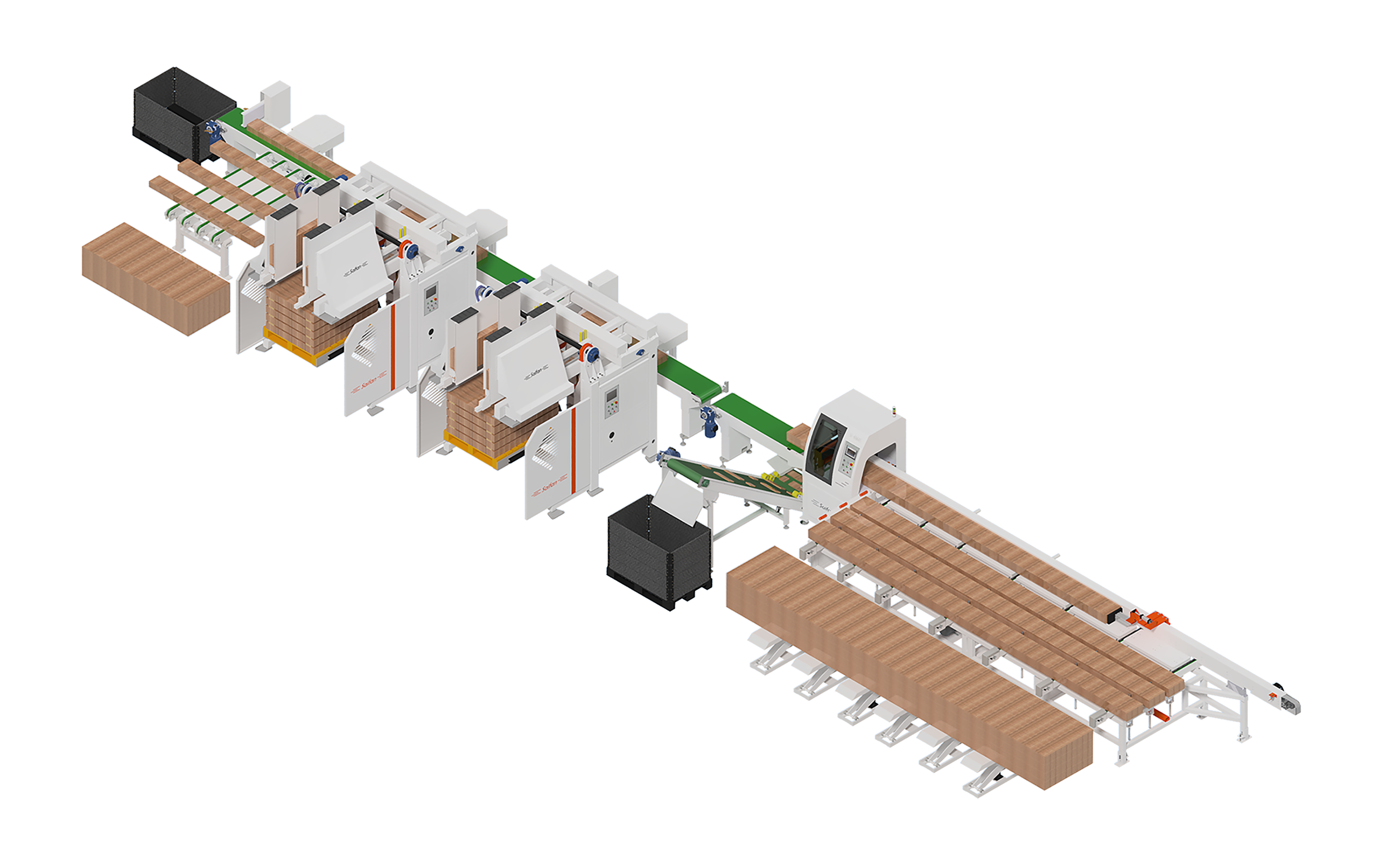 SF6060S+ 木材加工自動化生產線